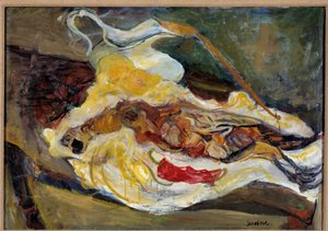 Sülün Resimli Natürmort Chaim Soutine (1893-1943) 20. yüzyıl. karartmak 0,64 x 0,92m Paris, Musee de l