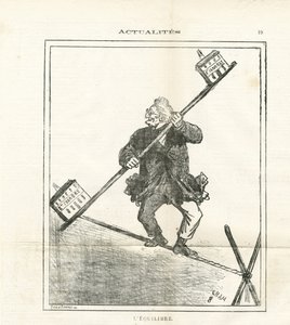Cham'ın (1819-1879) Le Charivari'deki çizimi by Amédée de Noé