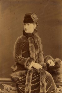 Marie Pavlovna Romanova - Rusya Büyük Düşesi Maria Pavlovna (1854-1920), Bergamasco, Charles (Karl) (1830-1896). Albümin Fotoğrafı, c. 1880. Rus Devlet Film ve Fotoğraf Arşivi, Krasnogorsk