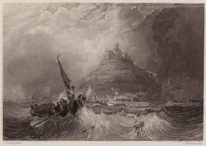 Aziz Michael Dağı, Cornwall (gravür) by Charles (after) Bentley