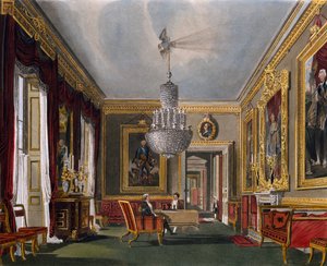 Batı antre, Gravür Richard Reeve (1780 doğumlu), Charles Wild (1781-1835) tasarımına dayanarak, Kraliyet Konutlarının Tarihinden by Charles (after) Wild