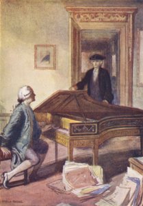 Mozart ve Gizemli Yabancı (renkli taş) by Charles A. Buchel