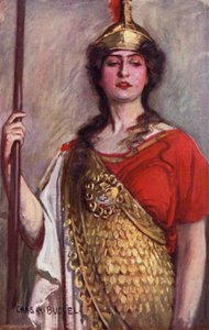 Pallas Athene, Bayan Constance Collier (renkli taş)