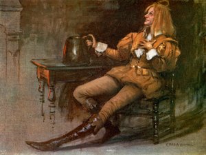 Onikinci Gece: Sir Andrew Aguecheek, Bay Norman Forbes (renkli taş) by Charles A. Buchel