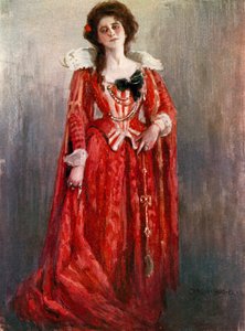 Onikinci Gece: Kontes Olivia, Bayan Maud Jeffries (renkli taş) by Charles A. Buchel