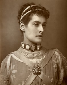 Myra Holme, İngiliz aktris, 1884 by Charles A. Long