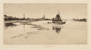 Ren Nehri üzerinde Arnheim, 1888.