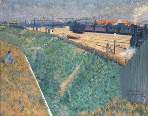 Angrand, Charles (1854-1926) Batı Demiryolu Paris