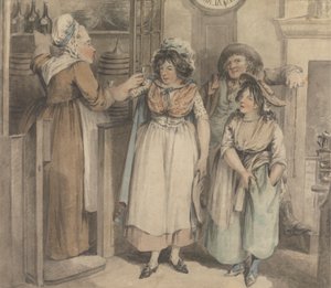 St. Giles'ta İkram by Charles Ansell