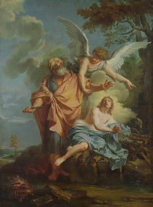 İbrahim kurban by Charles Antoine Coypel