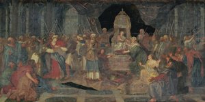 Athaliah Tapınaktan kovuldu, 1710 by Charles Antoine Coypel