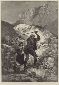 Killing Vipers in the Forest of Fontainebleau  by Charles Auguste Loye
