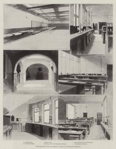 Middlesex Hastanesi Tıp Fakültesi için Yeni Binalar by Charles Auguste Loye