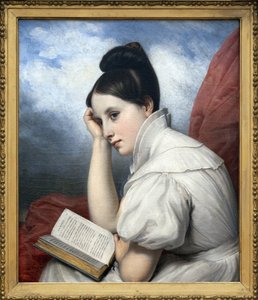 La Reader, Charles von Steuben (1788-1856) tarafından Tuval Üzerine Yağlı Boya, Fotoğraf, KIM Youngtae, Nantes, Nantes Güzel Sanatlar Müzesi. by Charles Auguste Steuben
