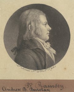 Andrew D.Barclay by Charles B. J. Févret de Saint Mémin