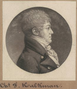 Charles F. Kalkman by Charles B. J. Févret de Saint Mémin