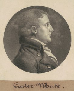 Edward Carter by Charles B. J. Févret de Saint Mémin