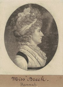hannah breck by Charles B. J. Févret de Saint Mémin
