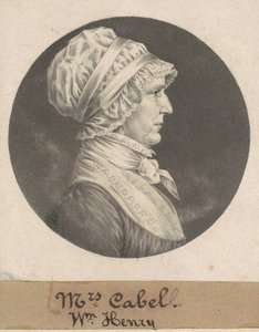 Hannah Carrington Cabell by Charles B. J. Févret de Saint Mémin