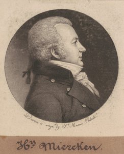 Henry Miercken by Charles B. J. Févret de Saint Mémin