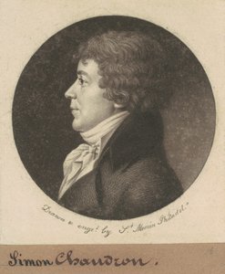Jean-Simon Chaudron by Charles B. J. Févret de Saint Mémin
