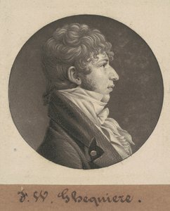John Francis William Ghequiere by Charles B. J. Févret de Saint Mémin