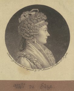Madam Jean de Seze by Charles B. J. Févret de Saint Mémin