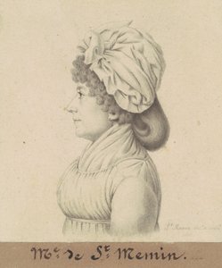 Saint-Mémin'li Marie-Victoire Févret by Charles B. J. Févret de Saint Mémin