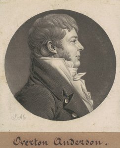 overton anderson by Charles B. J. Févret de Saint Mémin