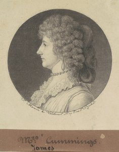 Phoebe Harrison Cuming by Charles B. J. Févret de Saint Mémin