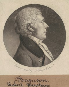 Robert Heysham by Charles B. J. Févret de Saint Mémin