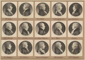 Saint-Mémin Portre Koleksiyonu, Grup 18 by Charles B. J. Févret de Saint Mémin