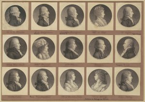 Saint-Mémin Portre Koleksiyonu, Grup 1 by Charles B. J. Févret de Saint Mémin