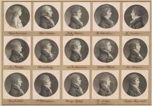 Saint-Mémin Portre Koleksiyonu, Grup 30 by Charles B. J. Févret de Saint Mémin