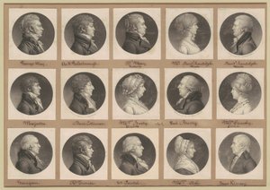 Saint-Mémin Portre Koleksiyonu, Grup 36 by Charles B. J. Févret de Saint Mémin