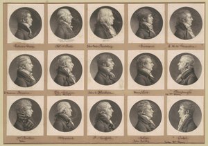 Saint-Mémin Portreler Koleksiyonu, Grup 37 by Charles B. J. Févret de Saint Mémin