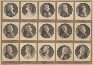 Saint-Mémin Portre Koleksiyonu, Grup 3 by Charles B. J. Févret de Saint Mémin