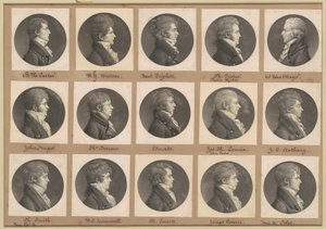 Saint-Mémin Portreler Koleksiyonu, Grup 41 by Charles B. J. Févret de Saint Mémin
