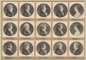 Saint-Mémin Portreler Koleksiyonu, Grup 42 by Charles B. J. Févret de Saint Mémin