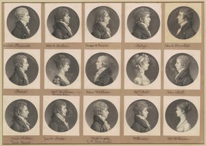 Saint-Mémin Portreler Koleksiyonu, Grup 43 by Charles B. J. Févret de Saint Mémin