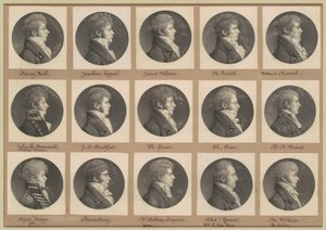 Saint-Mémin Portreler Koleksiyonu, Grup 46 by Charles B. J. Févret de Saint Mémin