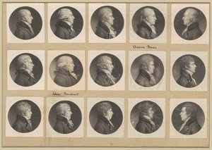 Saint-Mémin Portreler Koleksiyonu, Grup 54 by Charles B. J. Févret de Saint Mémin