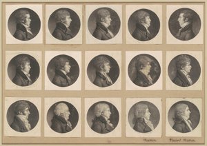 Saint-Mémin Portreler Koleksiyonu, Grup 55 by Charles B. J. Févret de Saint Mémin