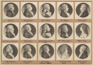 Saint-Mémin Portre Koleksiyonu, Grup 7 by Charles B. J. Févret de Saint Mémin