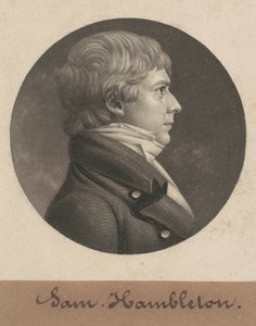 samuel hambleton by Charles B. J. Févret de Saint Mémin