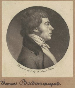 Thomas Badarak by Charles B. J. Févret de Saint Mémin