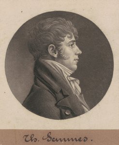 Thomas Şemmes by Charles B. J. Févret de Saint Mémin