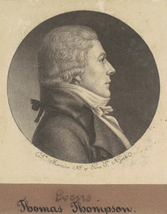 Thomas Thompson by Charles B. J. Févret de Saint Mémin