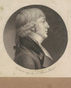 kimliği belirsiz adam by Charles B. J. Févret de Saint Mémin