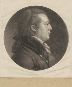 kimliği belirsiz adam by Charles B. J. Févret de Saint Mémin